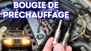 BOUGIES De PRÉCHAUFFAGE sur MERCEDES W124 🛠️ [upl. by Ninaj738]