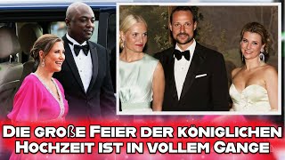 Die große Feier der königlichen Hochzeit von Prinzessin Märtha Louise Norwegen ist in vollem Gange [upl. by Milan]