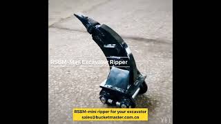 RSBM mini excavator ripper [upl. by Erida607]