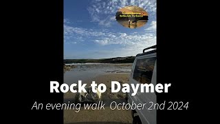 Rock to Daymer Bay evening walk at high tide [upl. by Nerty529]