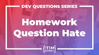 60 Why Does Stack Overflow Hate Homework Questions [upl. by Annadiana]