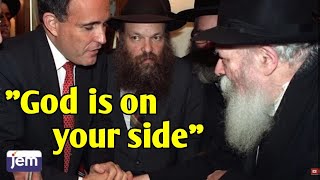 God Is on Your Side  NYC Mayor Rudy Giuliani Visits the Rebbe [upl. by Rugen]