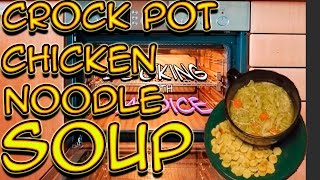 How to make Crock Pot Chicken Noodle Soup [upl. by Molini]