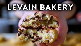 Recreating The Levain Chocolate Chip Cookie  Anything With Alvin [upl. by Nosnirb]