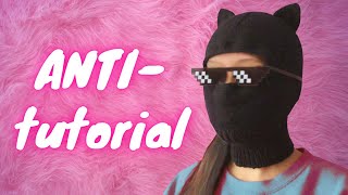 How NOT to knit and crochet a balaclava [upl. by Atiken147]