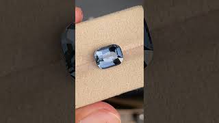 NATURAL GRAYISH BLUE SPINEL gemstone spinel grayishbluespinel cgt [upl. by Gnuhp]