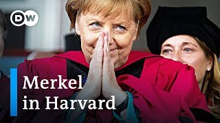 Merkel Harvard commencement speech Tear down walls of ignorance  DW News [upl. by Notyal921]