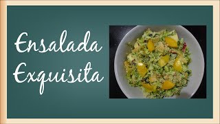 Como hacer Ensalada de Manzana y Lechuga recetas de ensaladas faciles Recetatube [upl. by Modie935]