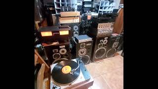 THORENS TD 124 MKII quotSAINT GRIALquot FOR AUDIO POWER GAS AMPZILLA BONGIORNO INVENTED YAMAHA NS1000 [upl. by Bodkin]