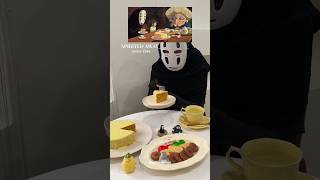 Ghibli Food  Spirited Away inspr  Lemon cake 🍋 noface spiritedawayfood [upl. by Lewanna]