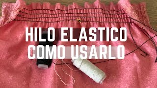 Hilo Elastico como usarlo [upl. by Ynnattirb]