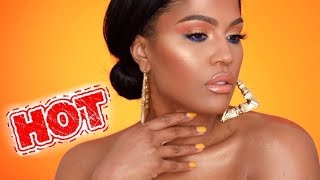 Heat Up The SUMMER  BRONZE GLOWY Makeup  MakeupShayla [upl. by Nigem572]