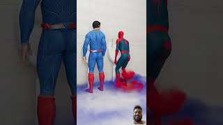 💨 Competition spiderman batmanvsironman funny batmanvsuperman comedy batmanvssuperman marvel [upl. by Karwan83]