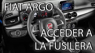 Fiat Argo  Ubicación y acceso a segunda fusilera [upl. by Wat]