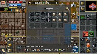 Get 2 SET ANCIENT Armour 99 WAR  How to TRADE w Bone Focus NPC Volkar  Doratia  Tibiame [upl. by Llieno375]