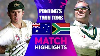 Pontings Twin Tons amp Warnes Magic Clinch Series  Durban Test 2006  Australia vs South Africa [upl. by Kassaraba]