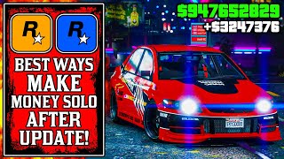 This is AWESOME The BEST WAYS To Make Money SOLO After UPDATE in GTA Online GTA5 Fast Money [upl. by Ailices]