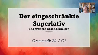 Eingeschränkter Superlativ [upl. by Crispa]