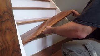 How To Install Prefinished RetroFit Stair Treads from StairTreadscom [upl. by Elsworth]