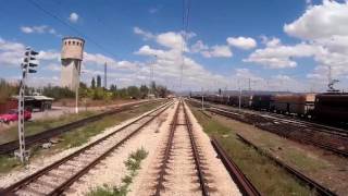 Train cab ride Bulgaria Sofia  Varna [upl. by Nellie]