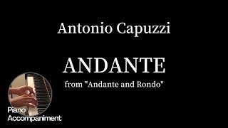 Capuzzi  Andante from quotAndante and Rondoquot Piano Accompaniment [upl. by Anire]