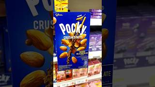 Glico Pocky Sticks Crushed Nuts with Almond Milk Chocolate chocolate almond food shorts [upl. by Ahsenyt393]