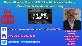 Master form design in Project CNET Windows Forms Application [upl. by Acirtal]