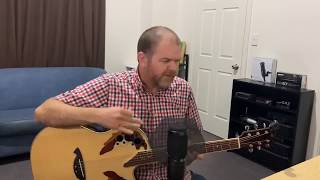 Audio Technica AT2020  Vocals and acoustic guitar test [upl. by Eanrahs]