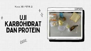 uji coba makanan apakah mengandung karbohidrat atau protein [upl. by Chow765]