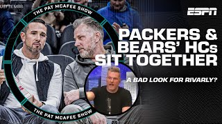 A DISGRACE to BearsPackers rivalry 😬 Reaction to LaFleur amp Eberflus side by side  Pat McAfee Show [upl. by Koppel]