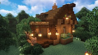 Minecraft  Cute Starter House Tutorial [upl. by Bellew369]