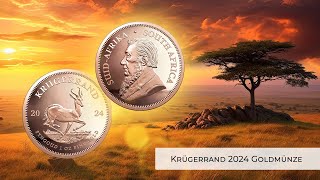 Krügerrand 2024 Goldmünze  1 Unze  Krugerrand  South African Mint  Rand Refinery  myVALOR [upl. by Delly545]