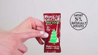 The FloraLife® Christmas Tree Food Packets  Instructions [upl. by Spenser]