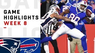 Patriots vs Bills Week 8 Highlights  NFL 2018 [upl. by Riddle]