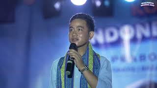 GIBRAN JADI REBUTAN PENONTON DI KONSER INDONESIA MAJU KUPANG [upl. by Melak]