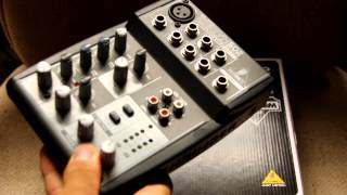 Behringer Xenyx 502 Mixer Unboxing [upl. by Damour]