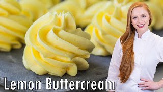 The BEST Lemon Buttercream Recipe  Sour Zesty Frosting Perfect for piping [upl. by Triny]