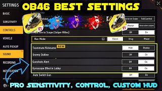 Free Fire Control Setting After OB46 Update Full Details  Free Fire Setting 2024 [upl. by Aymahs701]