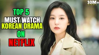 Top 5 Most Popular Kdramas on NETFLIX 🔥  Korean Drama Hindi Dubbed [upl. by Pilar]