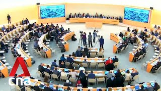 Chinas human rights record under scrutiny at UN meeting [upl. by Arline]