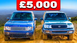 Toyota Land Cruiser vs Range Rover OFFROAD RACE [upl. by Serolod]