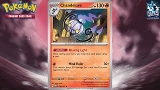 Pokemon TCG Live Twilight Masquerade Chandelure Deck [upl. by Aikcir348]