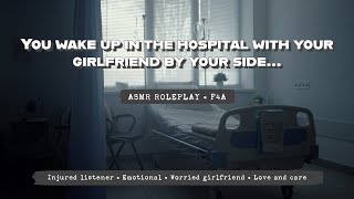 You need to rest baby ASMR RP Overworked Hospital Worried gf [upl. by Grimona]