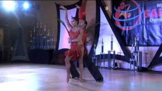 Cristian amp Liz  4th World Salsa Championships 20091st pl on quot1quot [upl. by Ayeka]