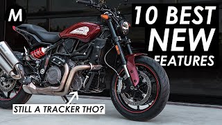 10 Best New Features On The 2021 Indian FTR 1200 S R Carbon amp Rally [upl. by Enyrb961]