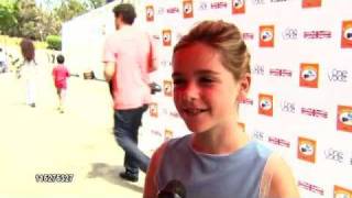 Kiernan Shipka INTERVIEW at the Kidstock Music And Arts Festival  Rocks On 2011 [upl. by Jacquette]