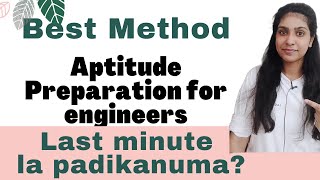 aptitude preparation TAMIL  IMPORTANT topics for aptitude tamilaptitude test for CAMPUS PLACEMENT [upl. by Sualohcin845]