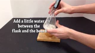 Barium Hydroxide and Ammonium Nitrate [upl. by Hgielime]