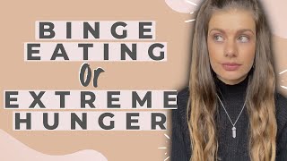 Binge Eating Or Extreme Hunger In Hypothalamic Amenorrhea Period Recovery✨ [upl. by Eelyak]