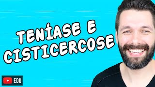 TENÍASE SOLITÁRIA E CISTICERCOSE  Parasitologia  Biologia com Samuel Cunha [upl. by Aramoiz]